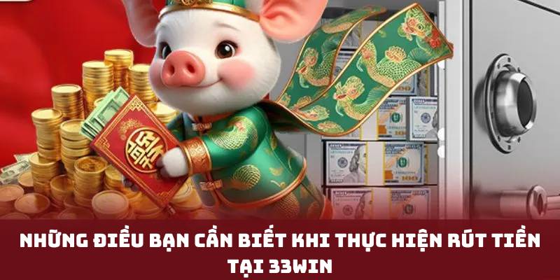 Những điều bạn cần biết khi thực hiện rút tiền tại 33Win